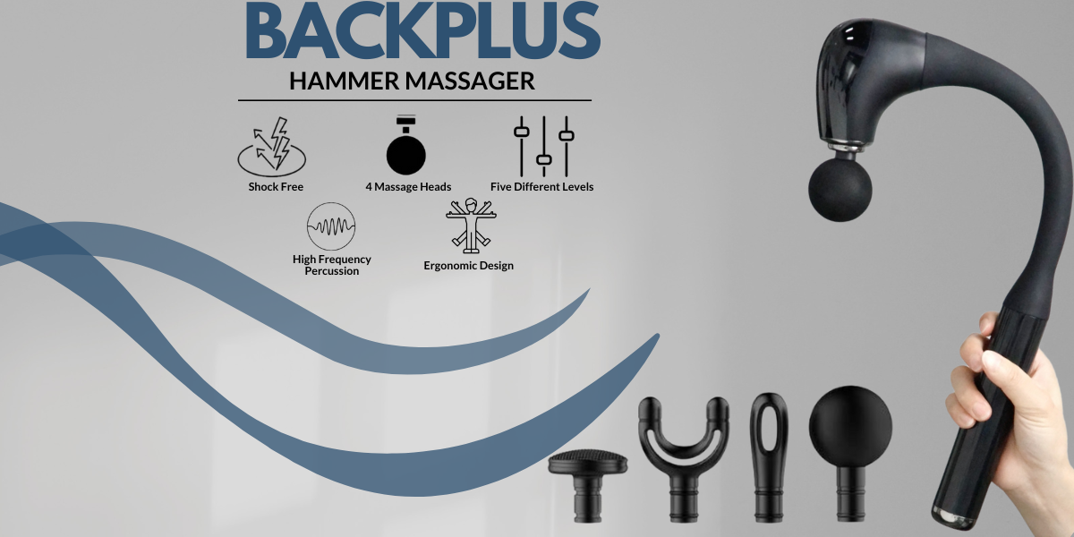 Experience Targeted Percussive Comfort with the BACKplus® Hammer Massager