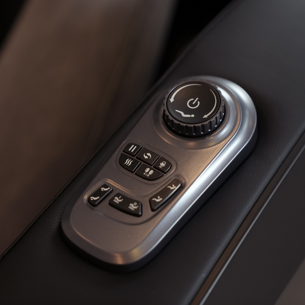 Console view of the BACKplus® 7000 Absolute Massage Chair Chair Massager.