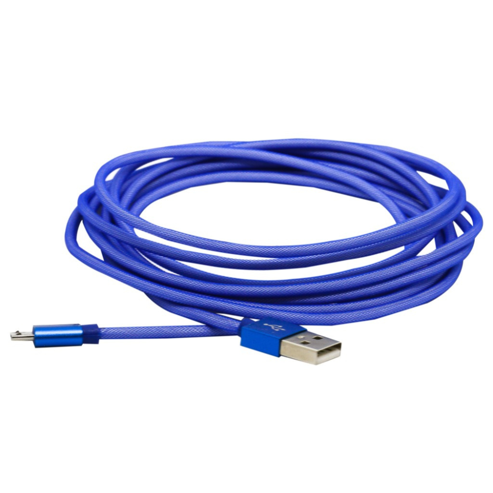 Android 9ft Phone Charging Cord in Blue