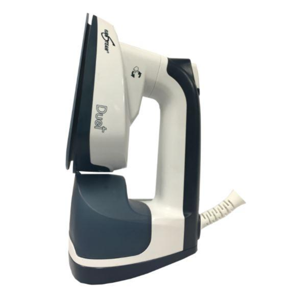 Side view of the Eurosteam® Duet 2 in 1 steam iron.