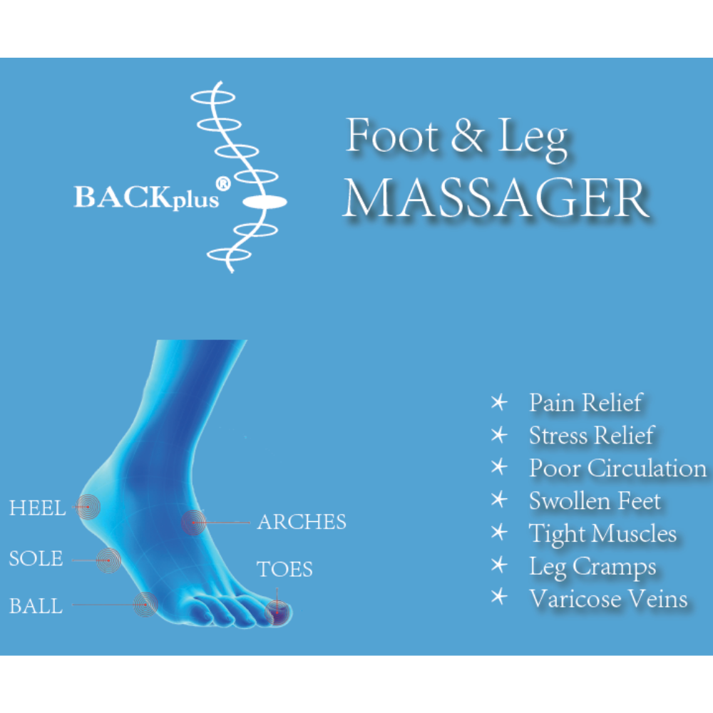 BACKplus® Foot and Leg Massager Foot Massager BACKplus