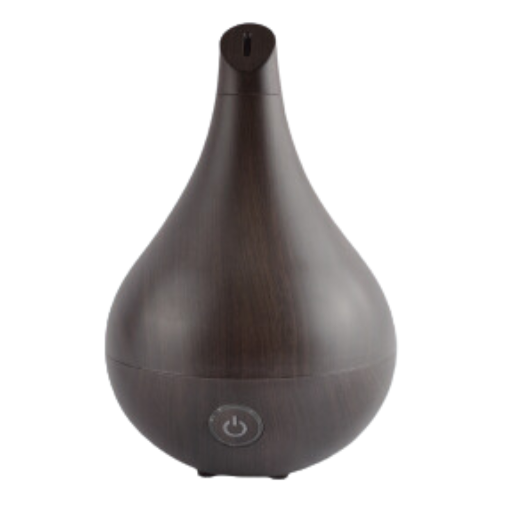 Micro Mist Pod Humidifier & Essential Oil Diffuser in Dark Wood.