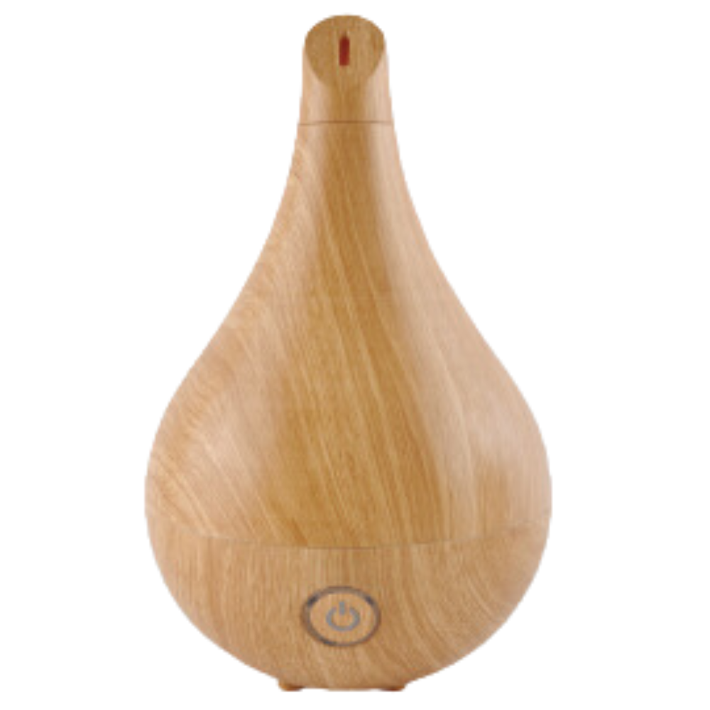 Micro Mist Pod Humidifier & Essential Oil Diffuser in Light Wood.