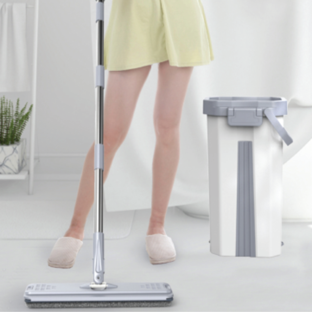 Woman using the Rocket Mop