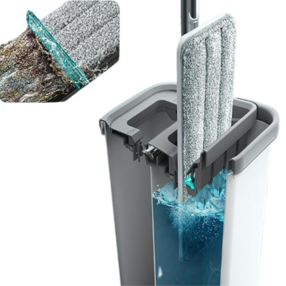 Close up of Rocket Mop bucket features