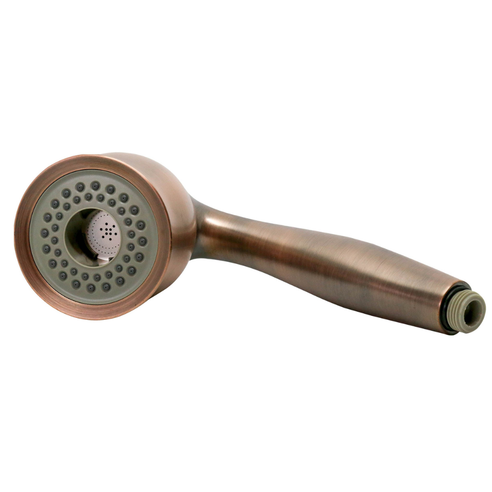 ShowerMe® Handheld Showerhead Copper side view of shower head.
