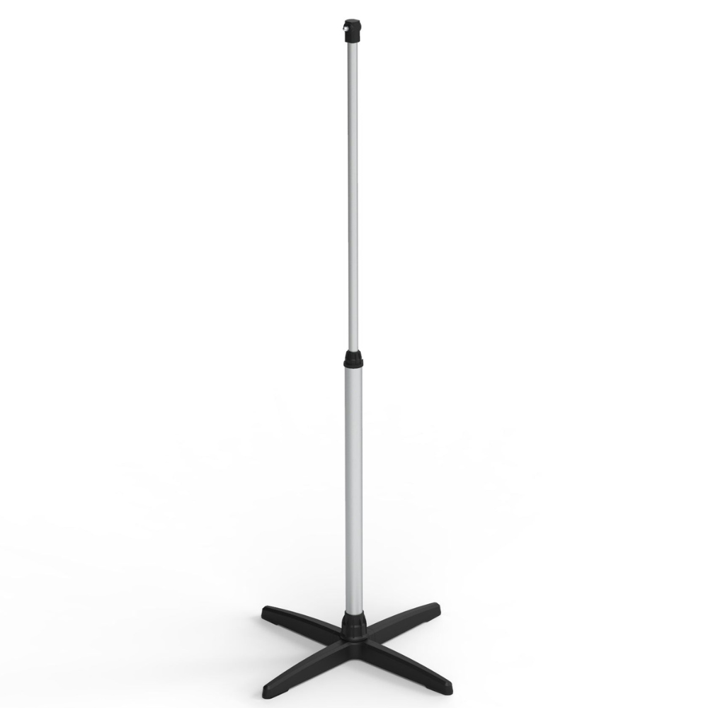 TIVA Outdoor/Indoor Electric Patio Heater X Stand in Silver Heater Stand TIVA
