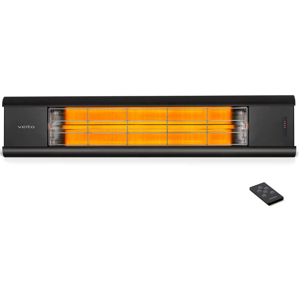 Veito Aero S 2500W with a remote on a white background