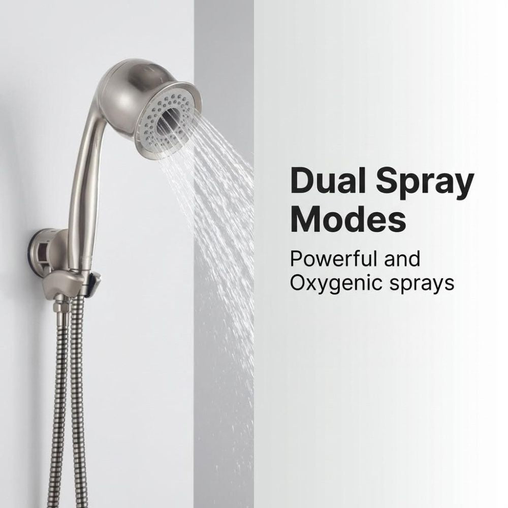 Pommeau de douche à main ShowerMe® Nickel brossé