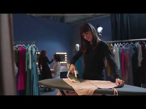 Video of the Eurosteam Step Up Iron in action - Iron any fabric without adjusting settings