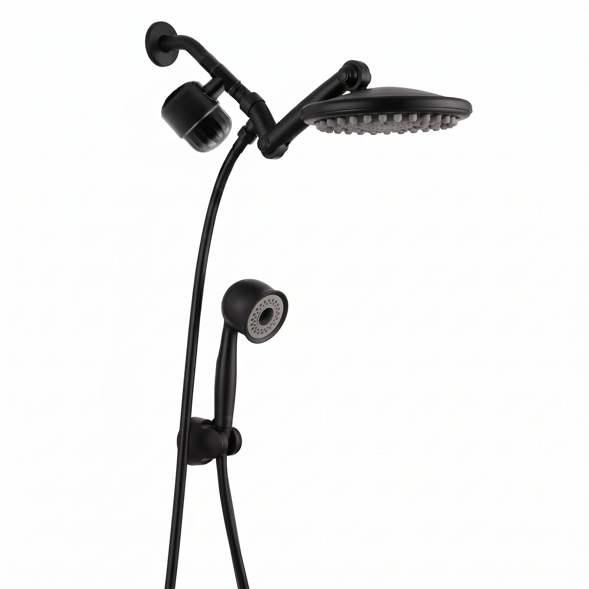 ShowerMe Shower Head And Filter Set - Matte Black