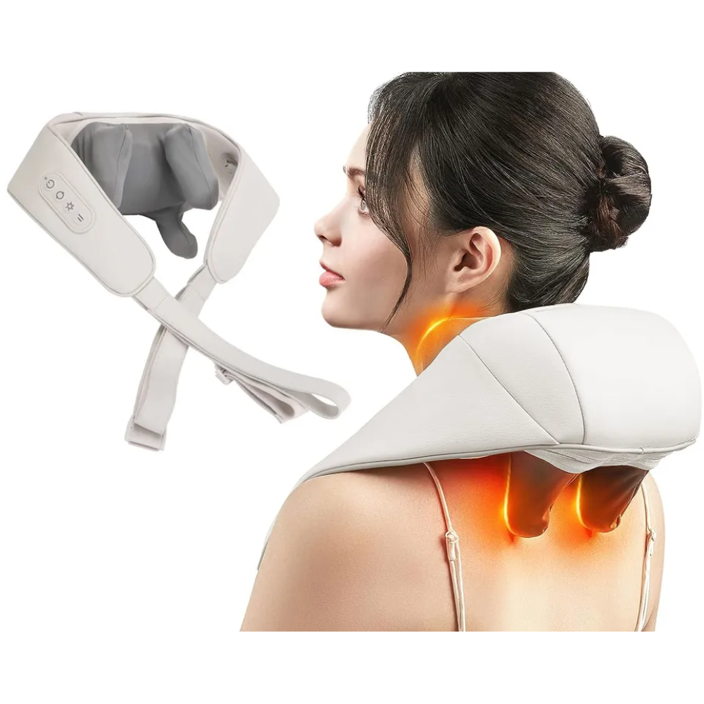 Experience True Relief with Backplus® Cordless Platinum Shiatsu Massager!