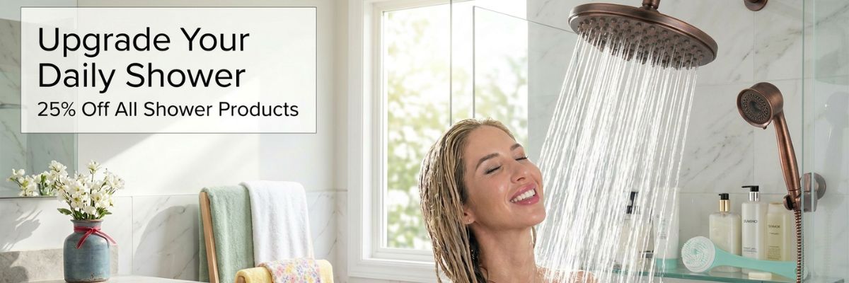 Spring Shower Sale: Refresh Your Bathroom with 25% Off Select Shower Essentials