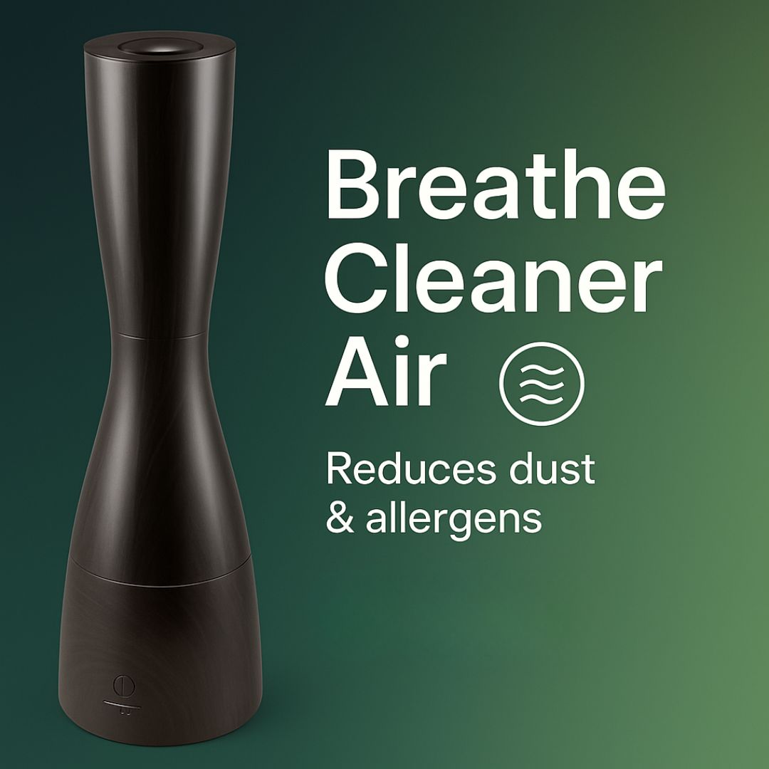 Air Humidifier with text on a green background