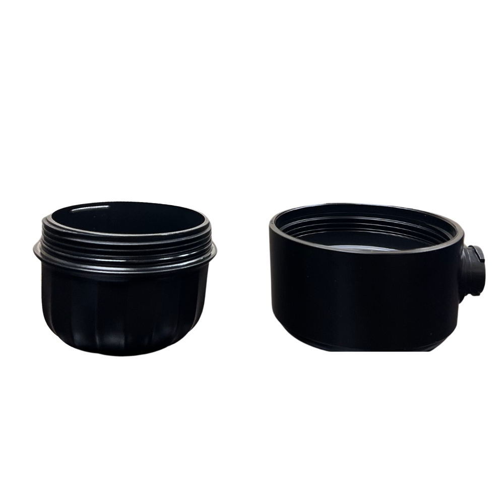 ShowerMe H2O Filter Matte Black internal view