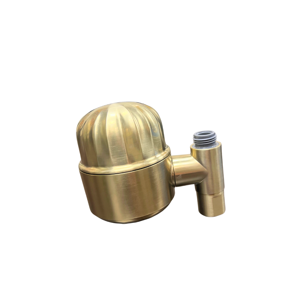 ShowerMe H2O Filter in Gold colour.