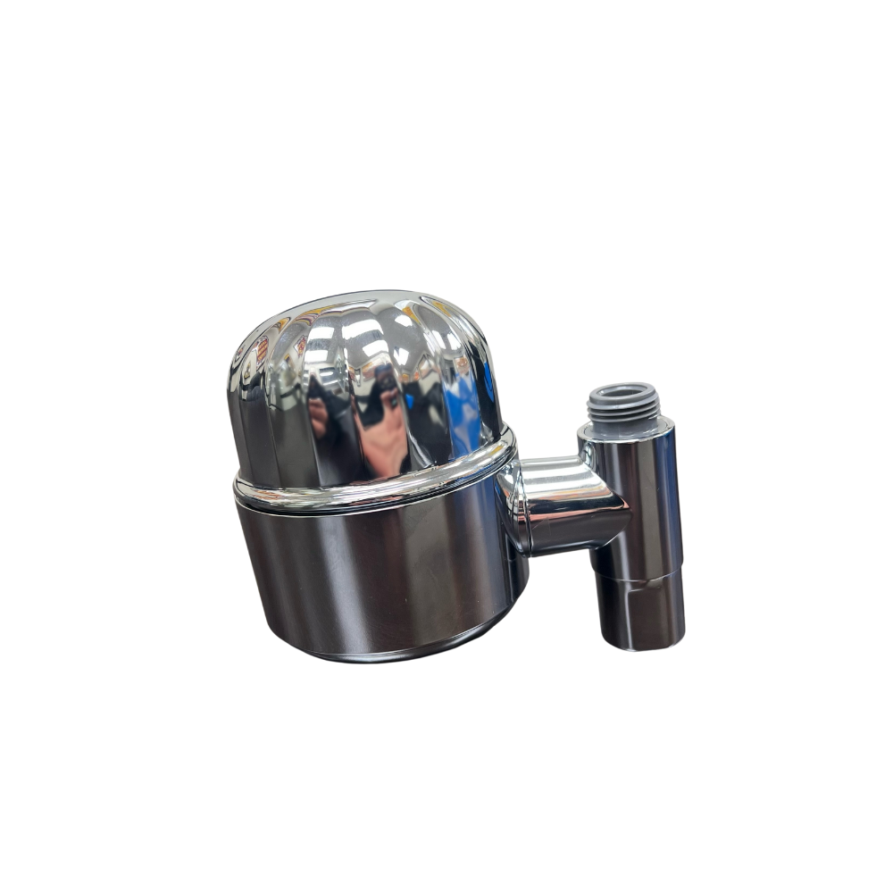 ShowerMe H2O Filter Chrome and wall attachment