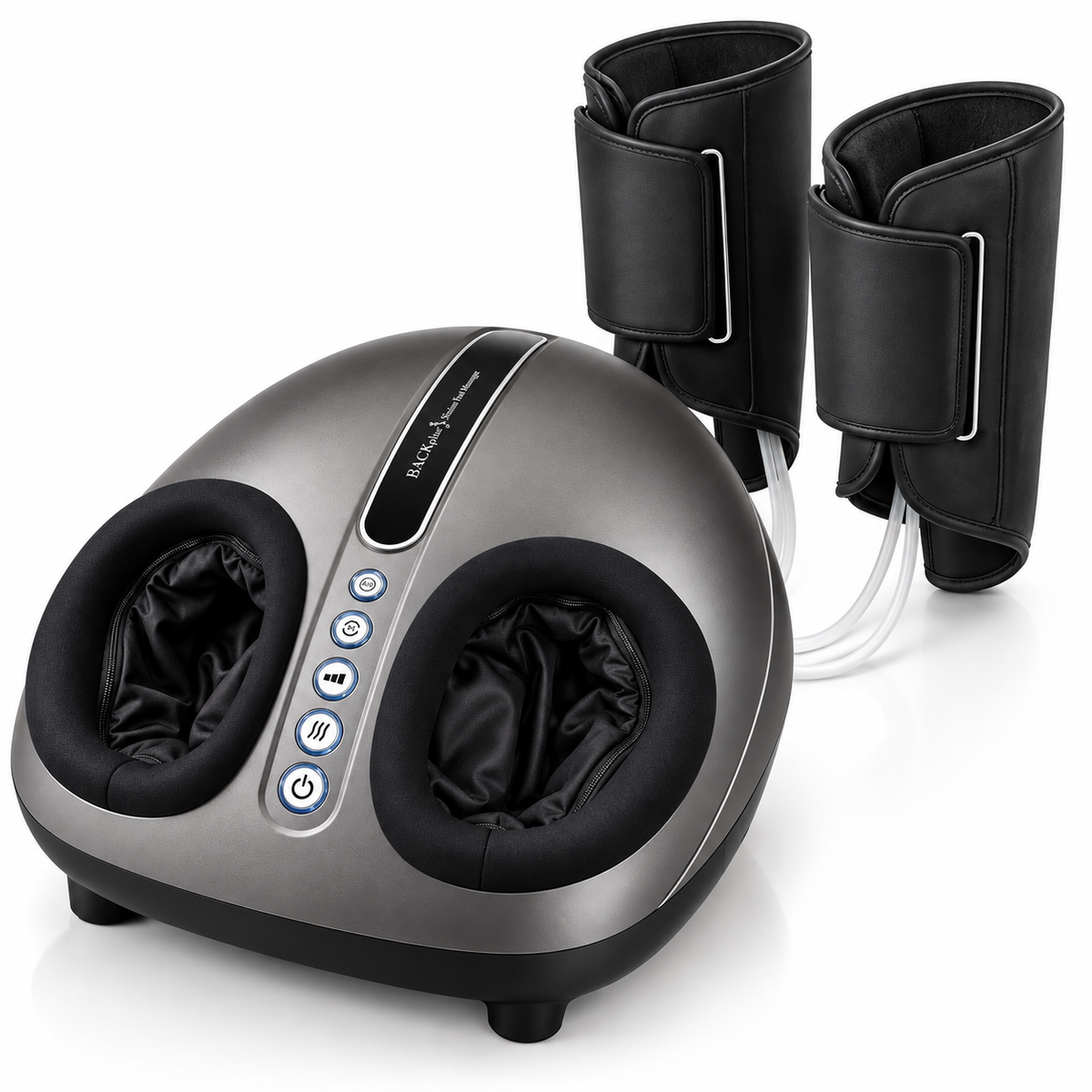 Appareil de massage des pieds BACKplus® Shiatsu avec compression et chaleur pour les mollets