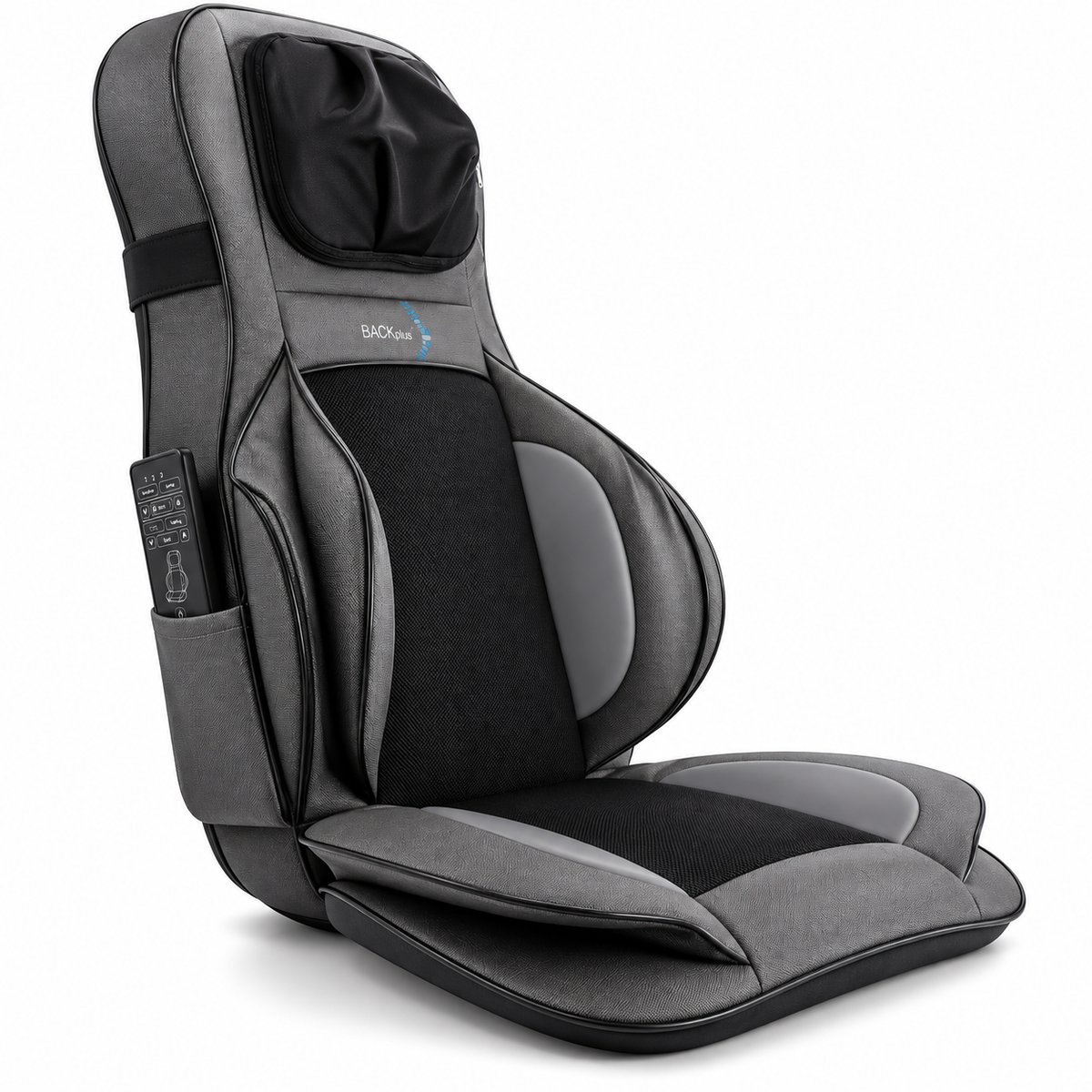 Coussin de chaise à compression d'air pour masseur de nuque et de dos BACKplus® Shiatsu