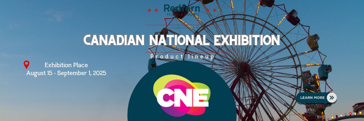 Website banner with details on the CNE