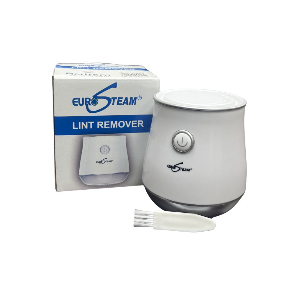 EuroSteam lint remover with packaging on a white background