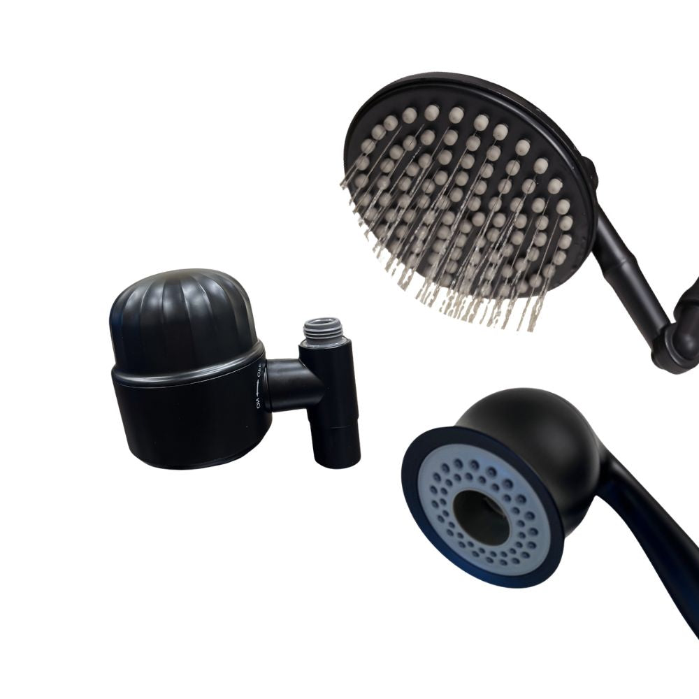 ShowerMe Shower Head And Filter Set - Matte Black