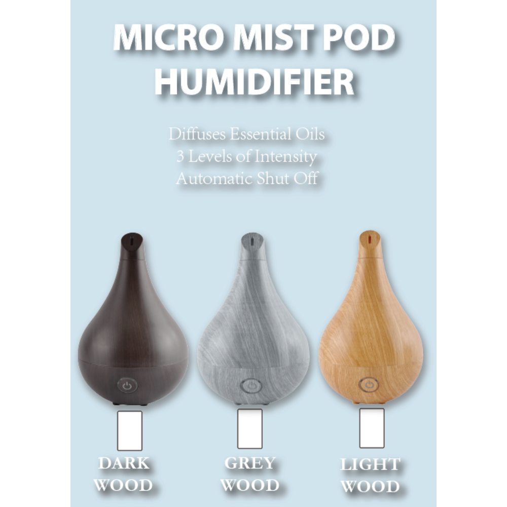 Micro Mist Pod Humidifier & Essential Oil Diffuser