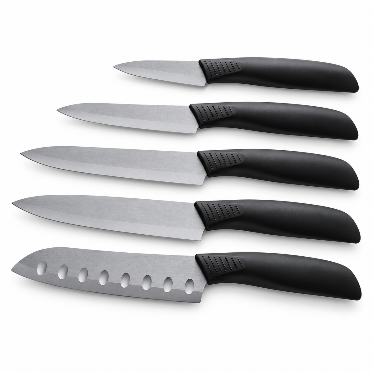 Santoku Ceramic Knives (Set of 5)