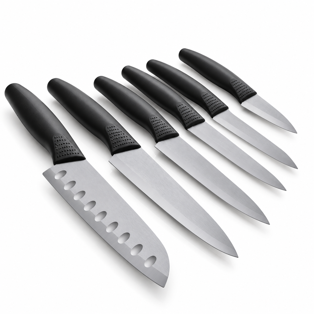 Couteaux Santoku en céramique (lot de 5)