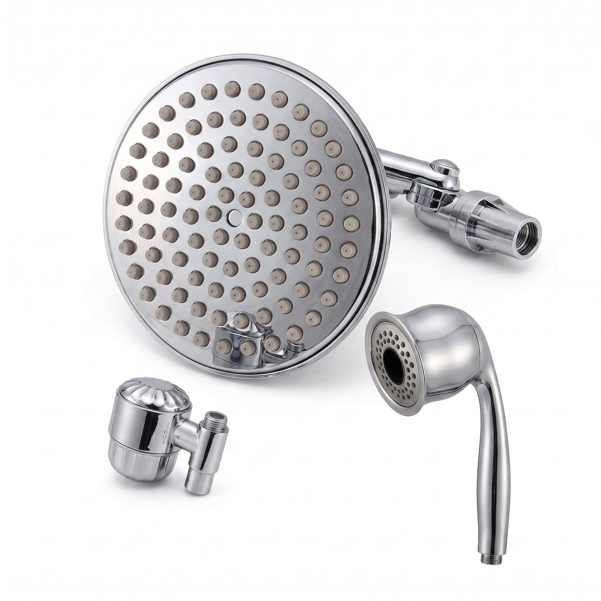 ShowerMe Shower Head And Filter Set - Chrome