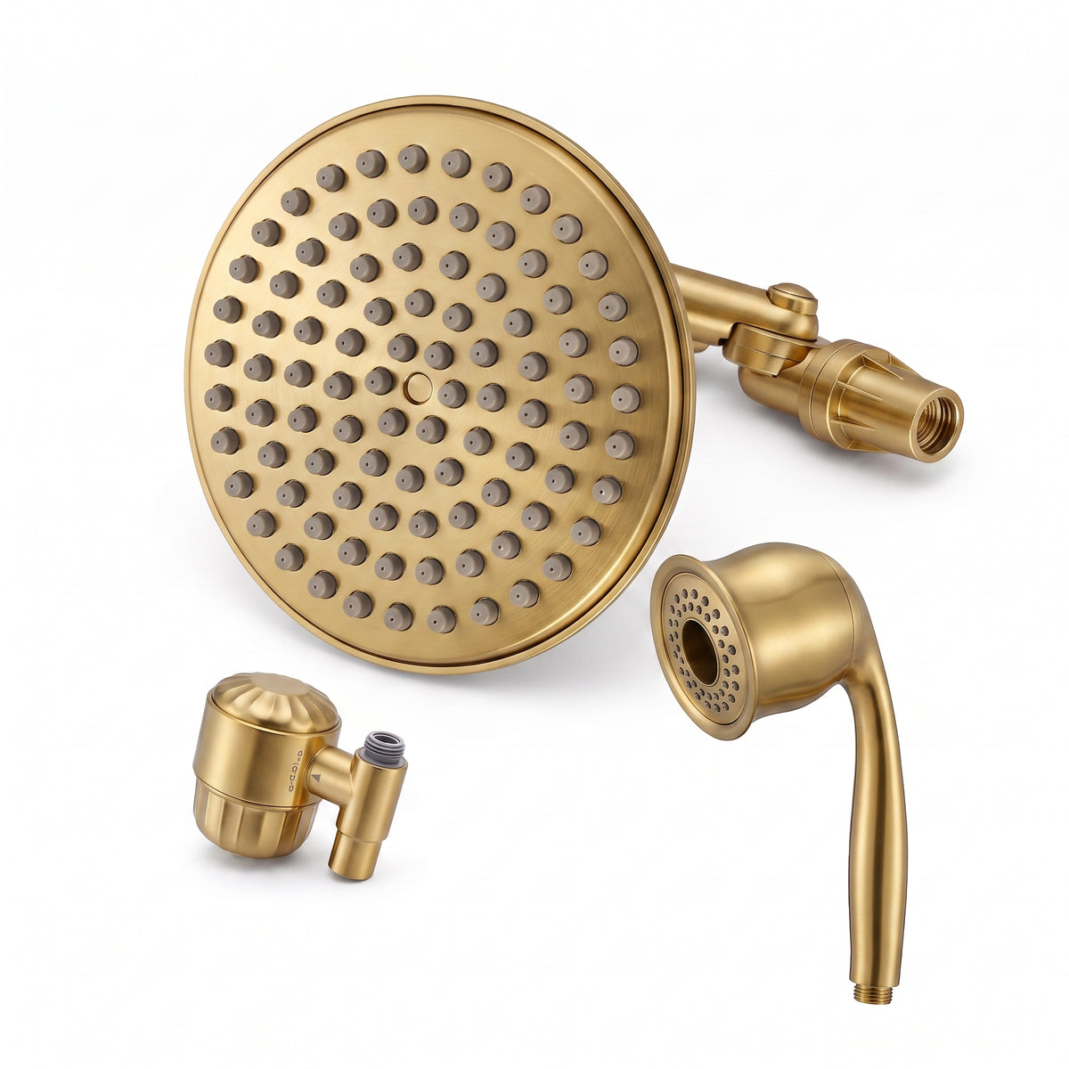 ShowerMe Shower Head And Filter Set - Gold