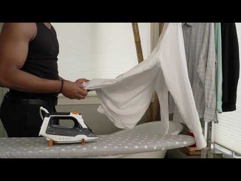 Get ready quickly in the morning with the Eurosteam Step Up Iron. Smooth out wrinkled clothing in no time.