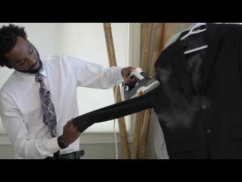 Video showing Eurosteam Step Up Iron’s self‑lifting technology in action, steaming garments safely and efficiently.