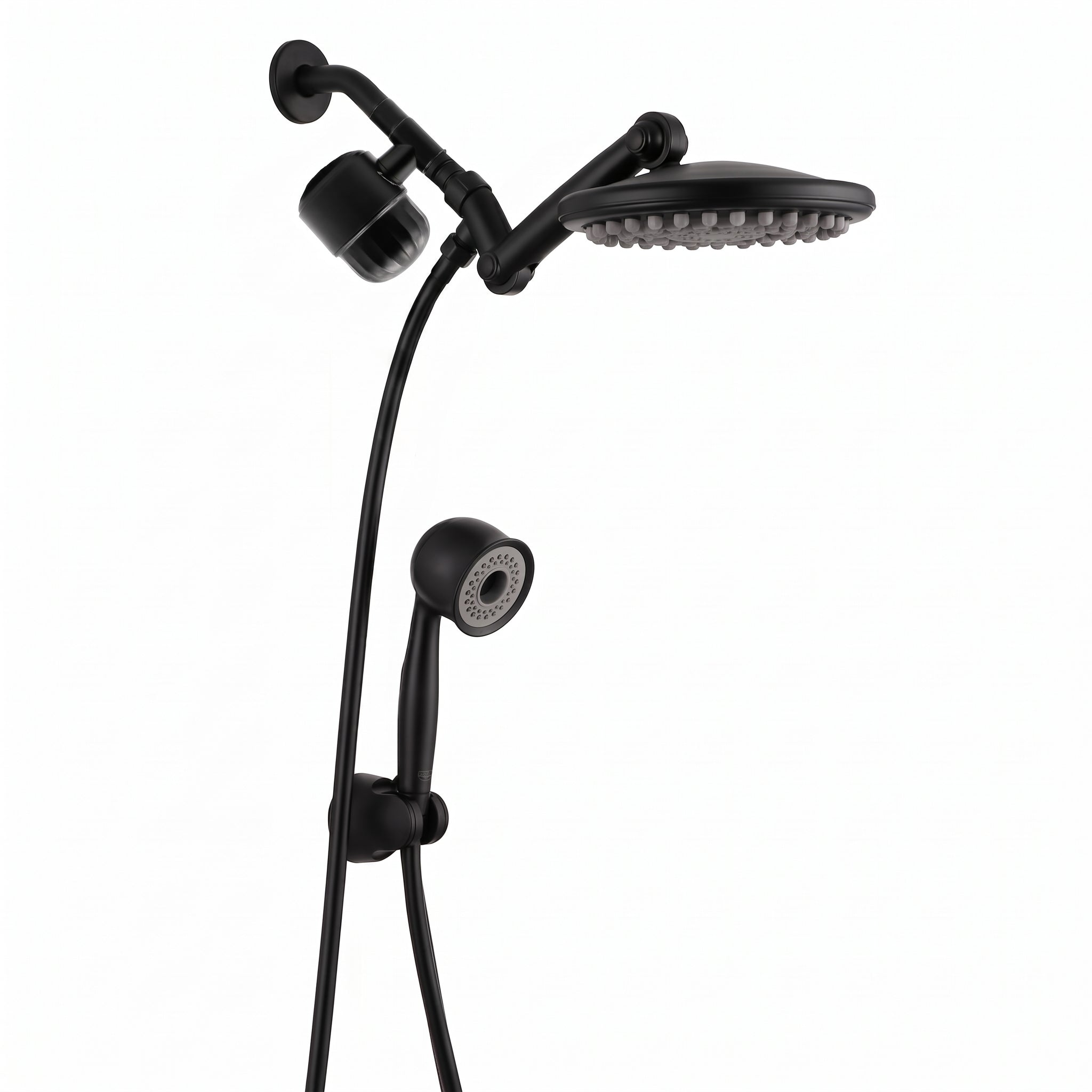 ShowerMe Shower Head And Filter Set - Matte Black