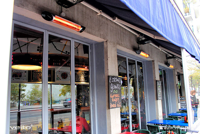 Restaurant Patio Heater - The Veito® Blade S 2500W Heater